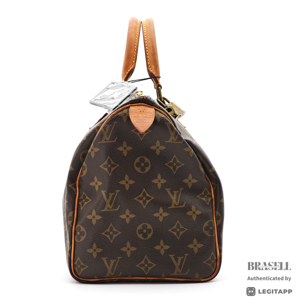 LOUIS VUITTON Speedy 30 Monogram Canvas Brown Hand Bag 【ImportFeeFREE】