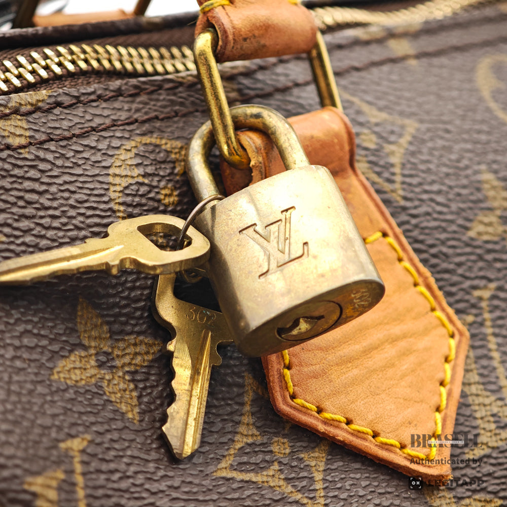 LOUIS VUITTON Speedy 30 Monogram Canvas Brown Hand Bag 【ImportFeeFREE】