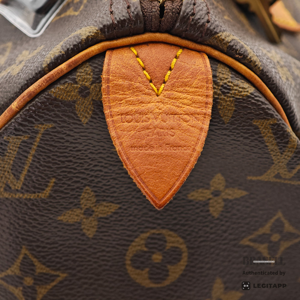LOUIS VUITTON Speedy 30 Monogram Canvas Brown Hand Bag 【ImportFeeFREE】