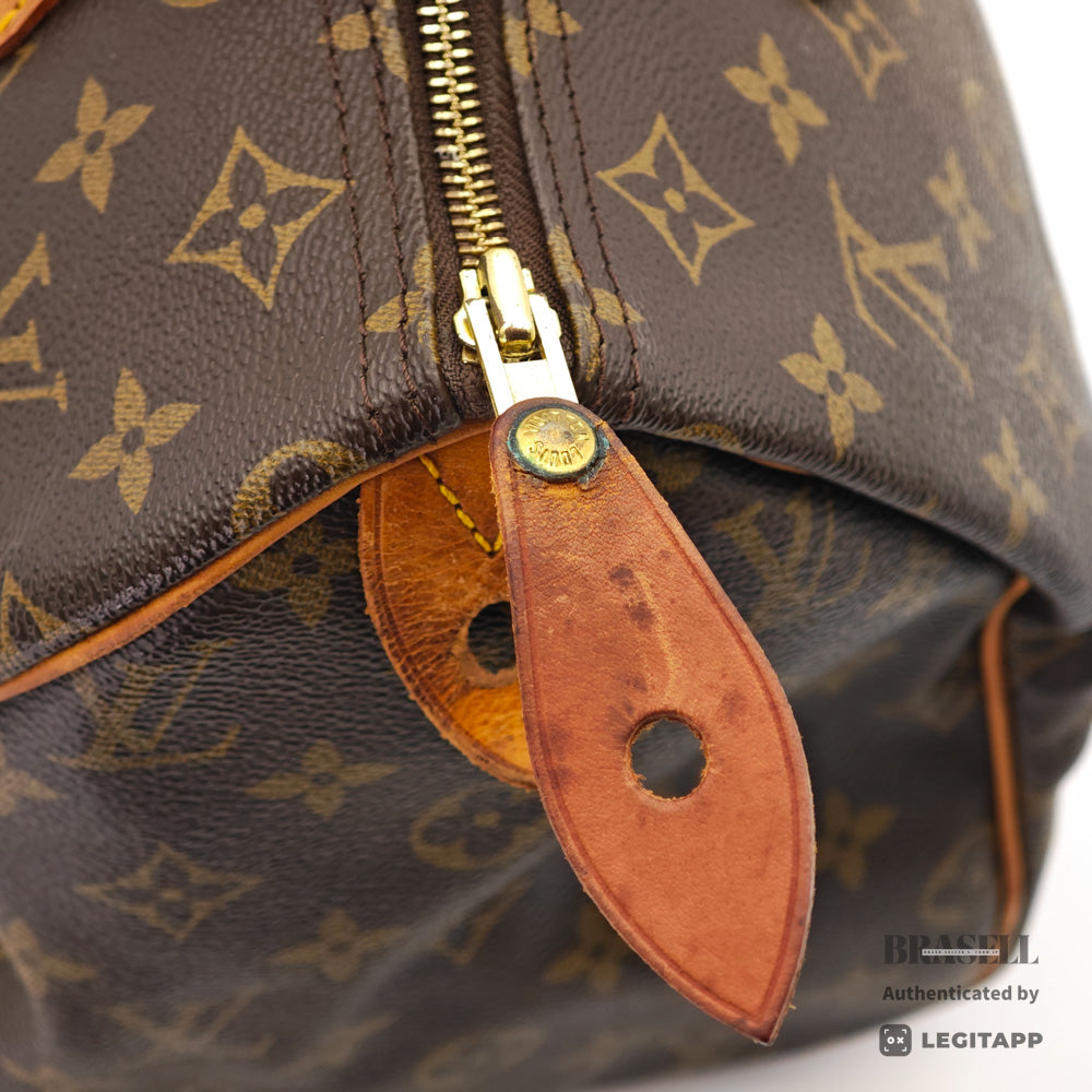 LOUIS VUITTON Speedy 30 Monogram Canvas Brown Hand Bag 【ImportFeeFREE】