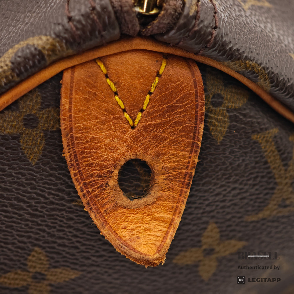 LOUIS VUITTON Speedy 30 Monogram Canvas Brown Hand Bag 【ImportFeeFREE】