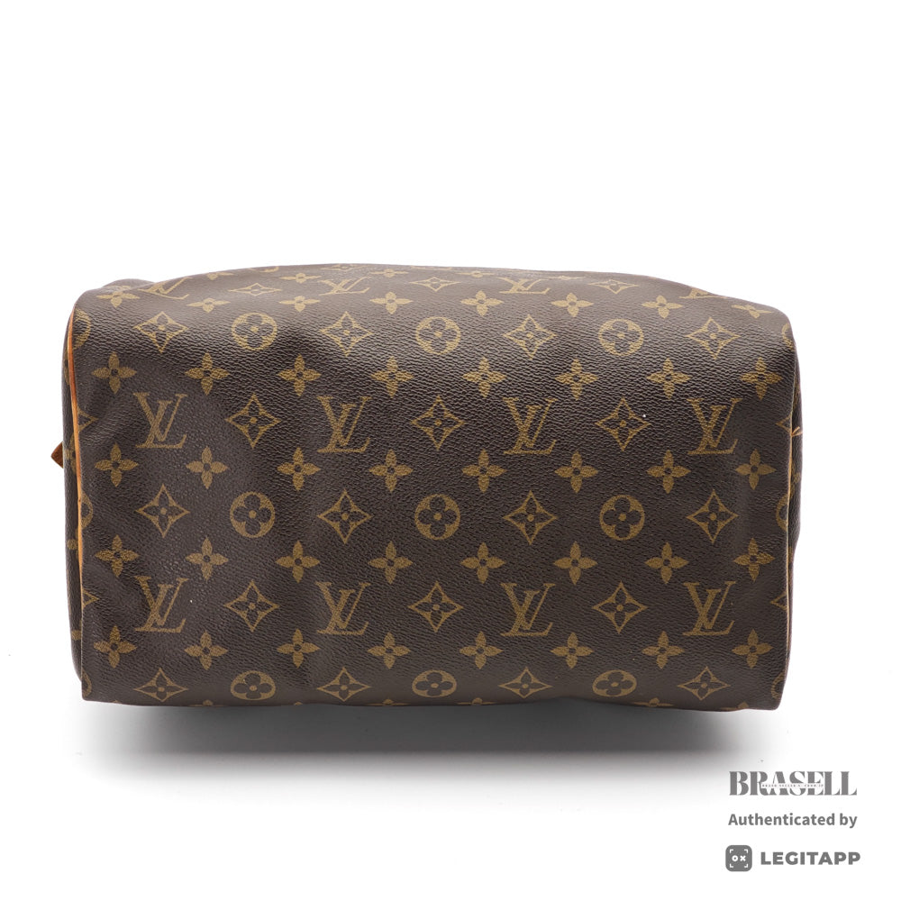 LOUIS VUITTON Speedy 30 Monogram Canvas Brown Hand Bag 【ImportFeeFREE】