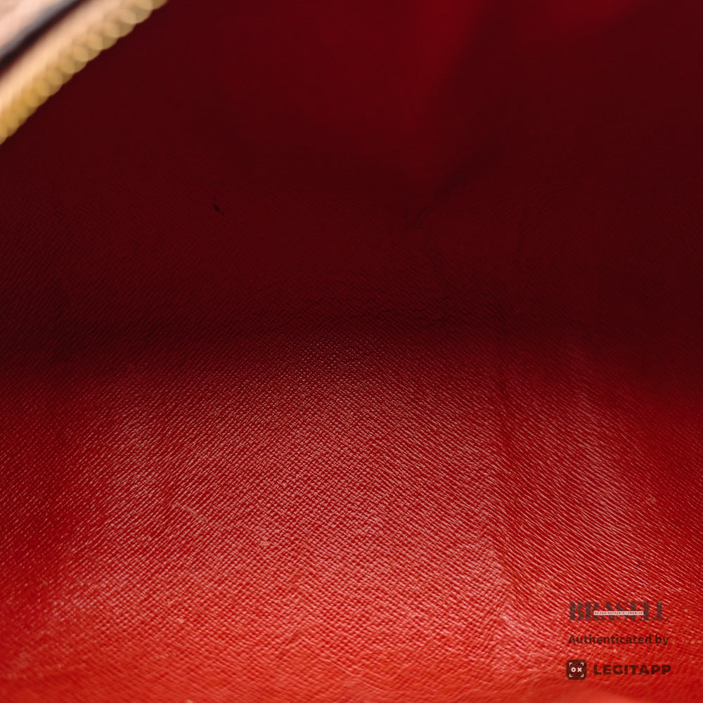 LOUIS VUITTON Papillon 26 Damier Ebene Canvas Brown Hand Bag 【ImportFeeFREE】