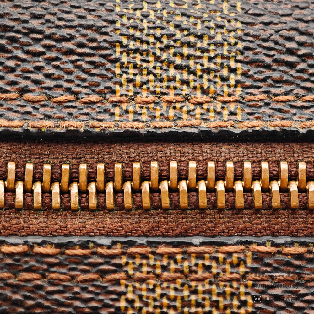 LOUIS VUITTON Papillon 26 Damier Ebene Canvas Brown Hand Bag 【ImportFeeFREE】