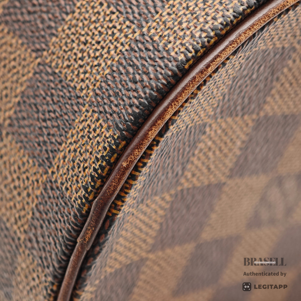 LOUIS VUITTON Papillon 26 Damier Ebene Canvas Brown Hand Bag 【ImportFeeFREE】