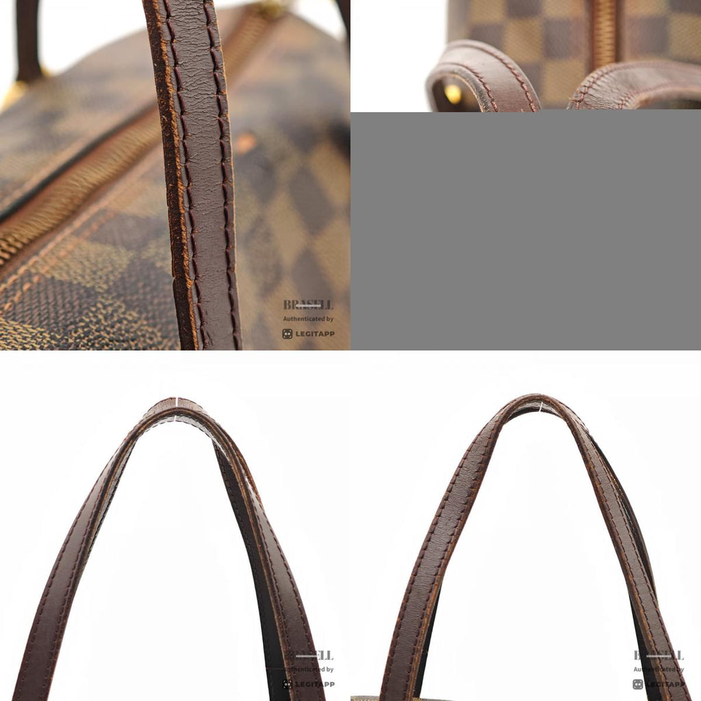 LOUIS VUITTON Papillon 26 Damier Ebene Canvas Brown Hand Bag 【ImportFeeFREE】