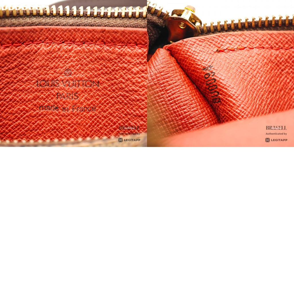 LOUIS VUITTON Papillon 26 Damier Ebene Canvas Brown Hand Bag 【ImportFeeFREE】