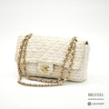 CHANEL Matelasse Double Flap Chain Shoulder Bag Women's Tweed【ImportFeeFREE】
