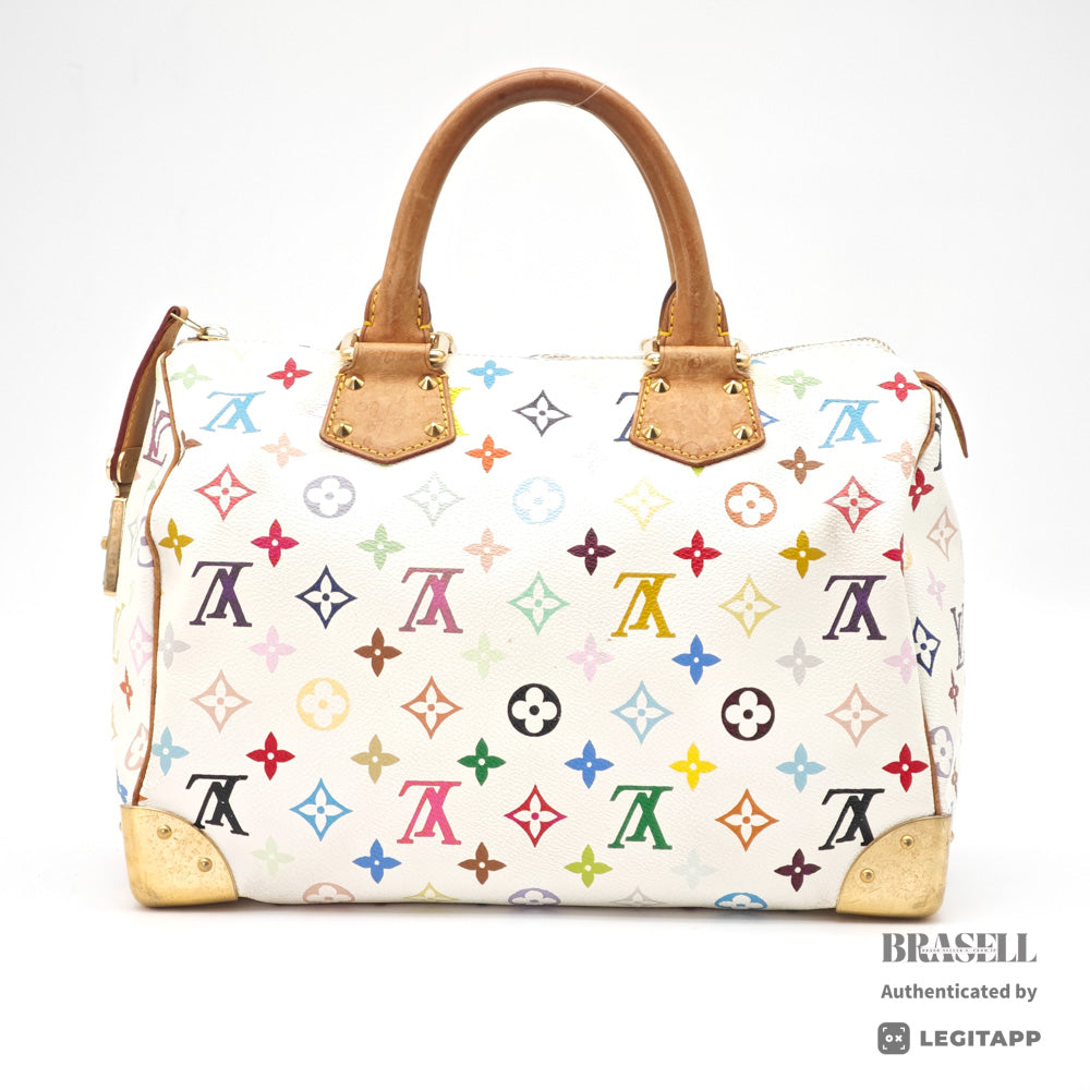 LOUIS VUITTON Speedy 30 Monogram Multicolor Canvas Hand Bag 【ImportFeeFREE】