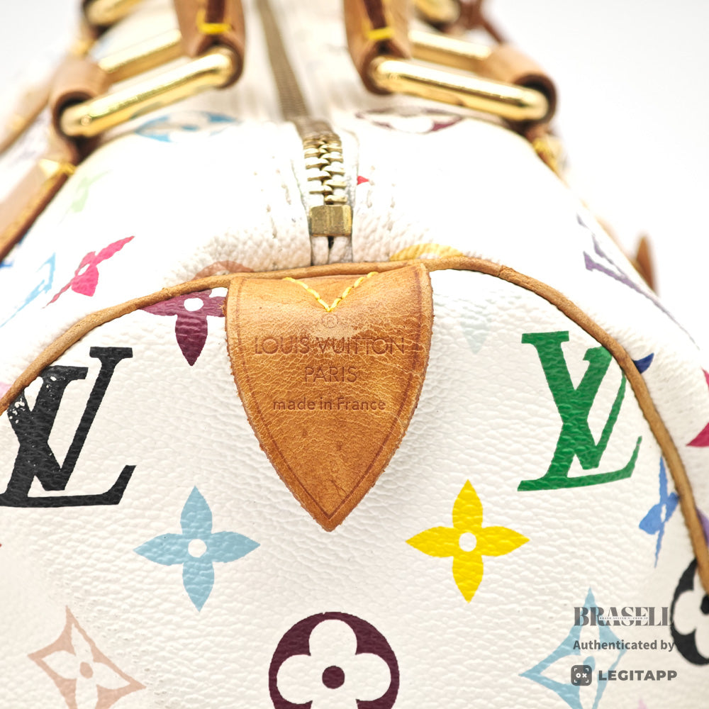 LOUIS VUITTON Speedy 30 Monogram Multicolor Canvas Hand Bag 【ImportFeeFREE】