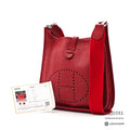 HERMES Evelyne I PM Taurillon Clemence Leather Shoulder Bag 【ImportFeeFREE】