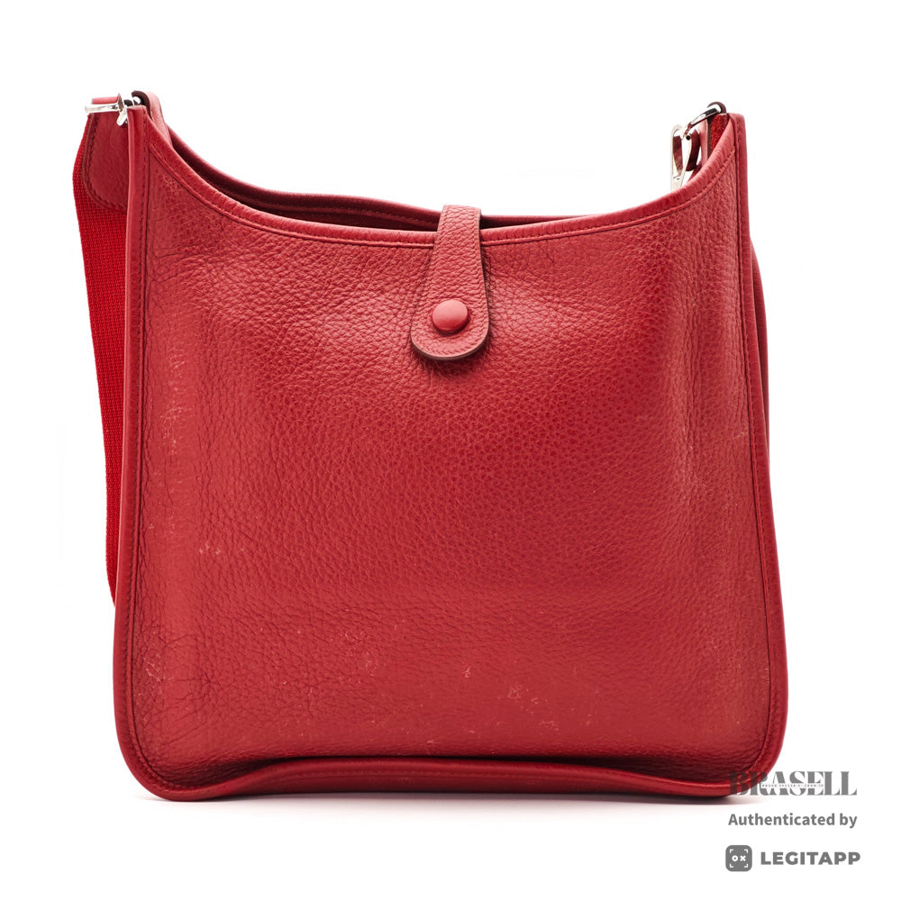HERMES Evelyne I PM Taurillon Clemence Leather Shoulder Bag 【ImportFeeFREE】