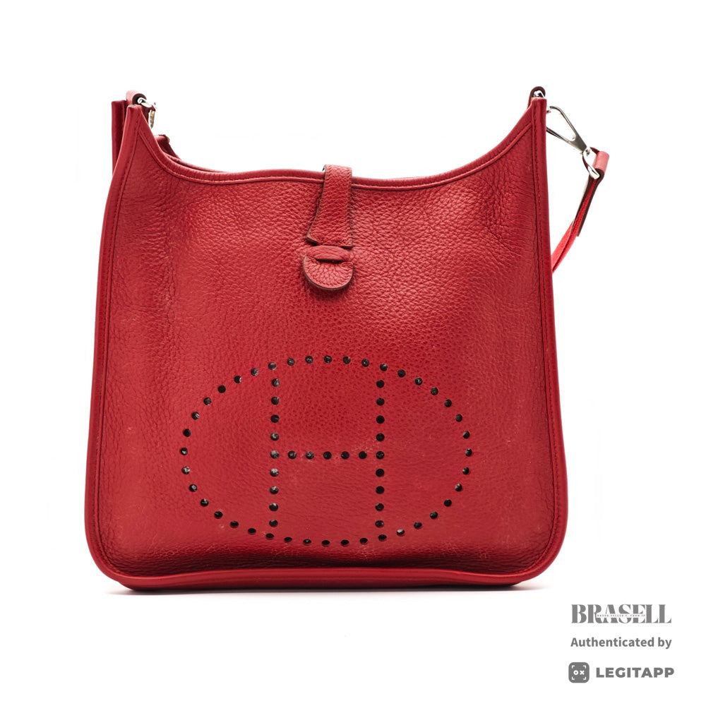 HERMES Evelyne I PM Taurillon Clemence Leather Shoulder Bag 【ImportFeeFREE】