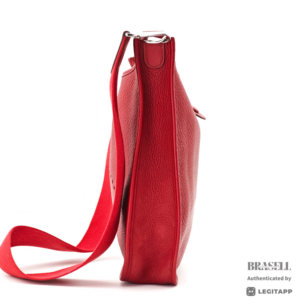 HERMES Evelyne I PM Taurillon Clemence Leather Shoulder Bag 【ImportFeeFREE】