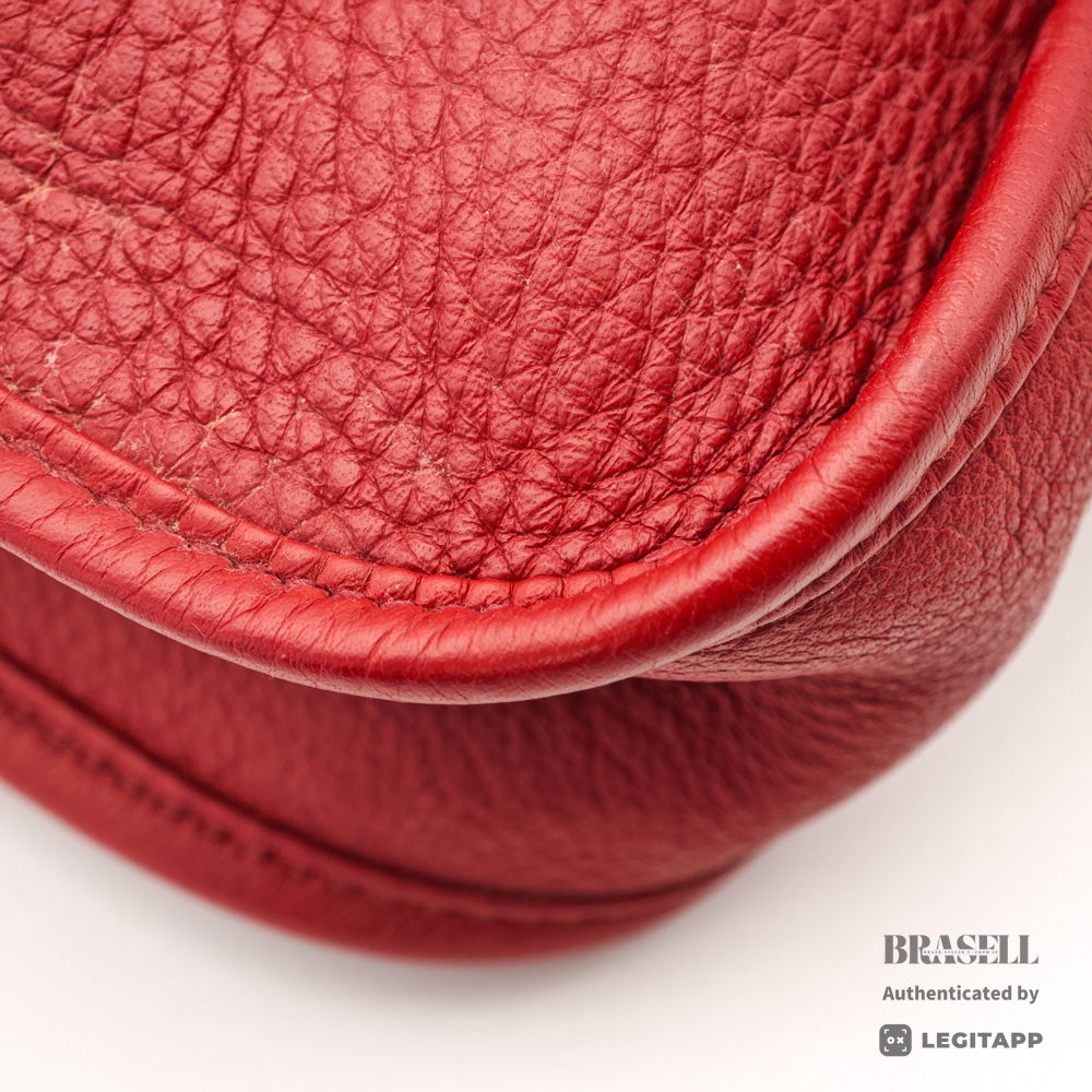 HERMES Evelyne I PM Taurillon Clemence Leather Shoulder Bag 【ImportFeeFREE】