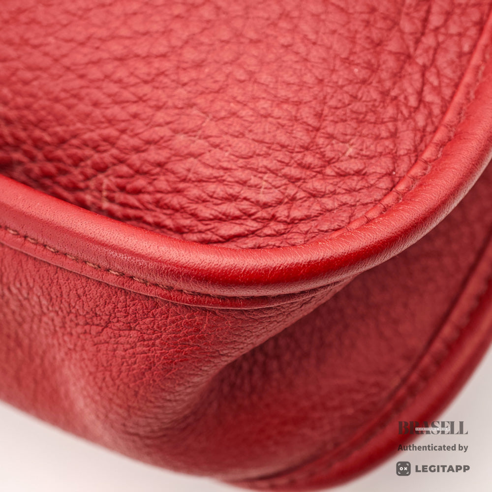 HERMES Evelyne I PM Taurillon Clemence Leather Shoulder Bag 【ImportFeeFREE】