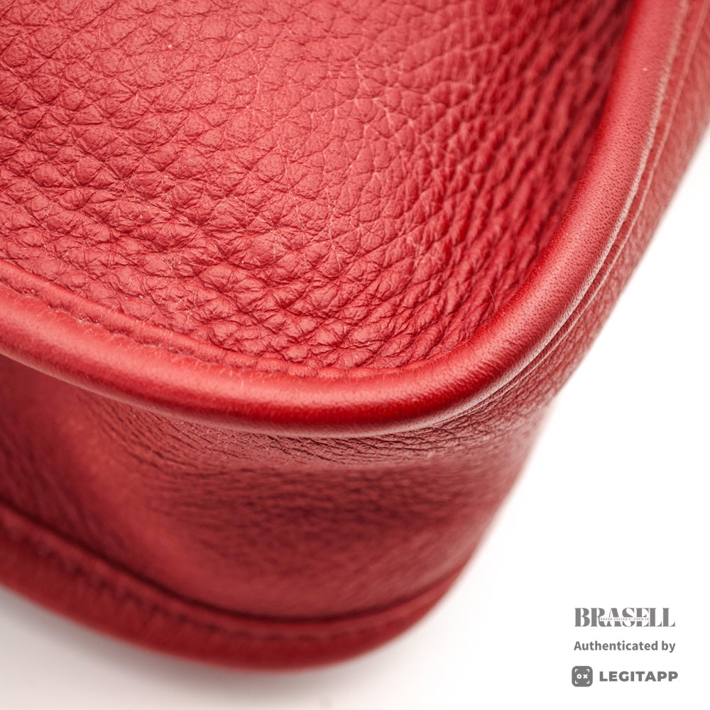HERMES Evelyne I PM Taurillon Clemence Leather Shoulder Bag 【ImportFeeFREE】