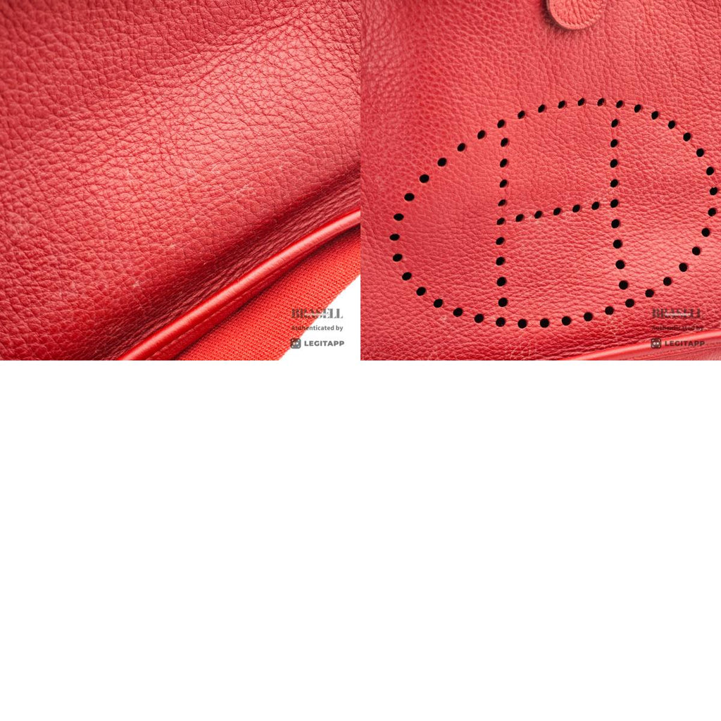HERMES Evelyne I PM Taurillon Clemence Leather Shoulder Bag 【ImportFeeFREE】