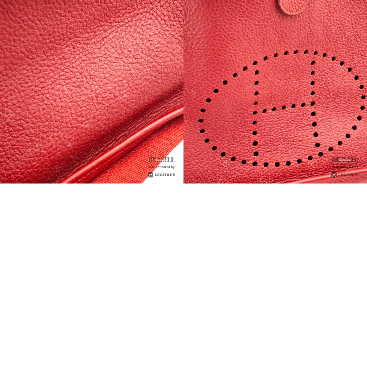 HERMES Evelyne I PM Taurillon Clemence Leather Shoulder Bag 【ImportFeeFREE】