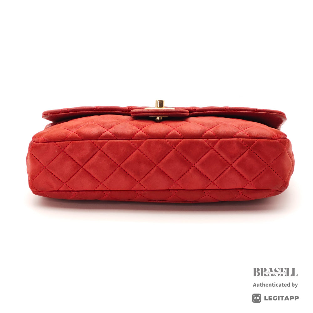 CHANEL Matelasse Valentine Charm Shoulder Bag Red Women's【ImportFeeFREE】