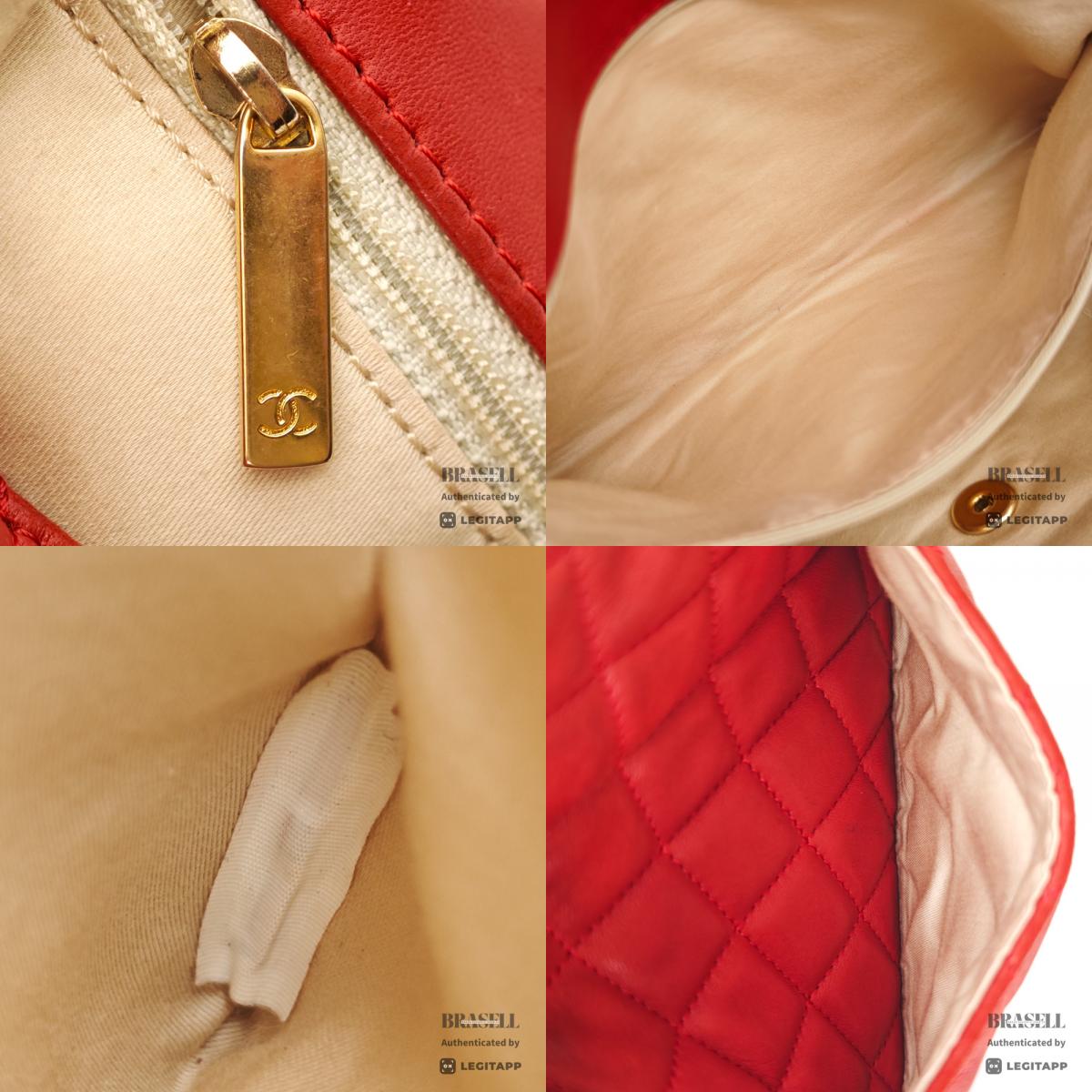 CHANEL Matelasse Valentine Charm Shoulder Bag Red Women's【ImportFeeFREE】
