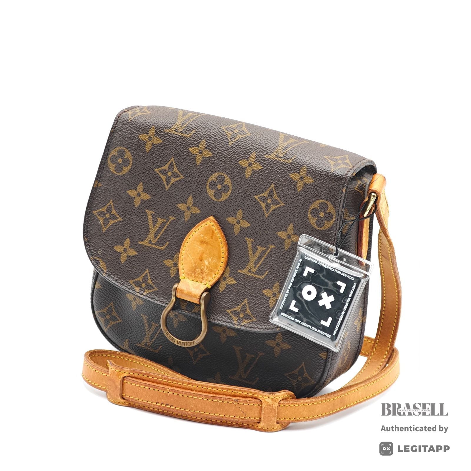 LOUIS VUITTON Saint Cloud MM Monogram Canvas ShoulderBag M51243【ImportFeeFREE】