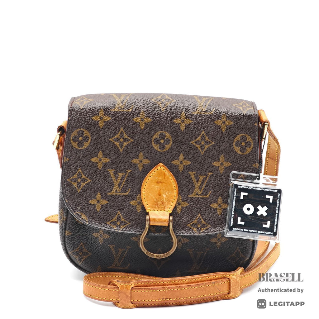 LOUIS VUITTON Saint Cloud MM Monogram Canvas ShoulderBag M51243【ImportFeeFREE】
