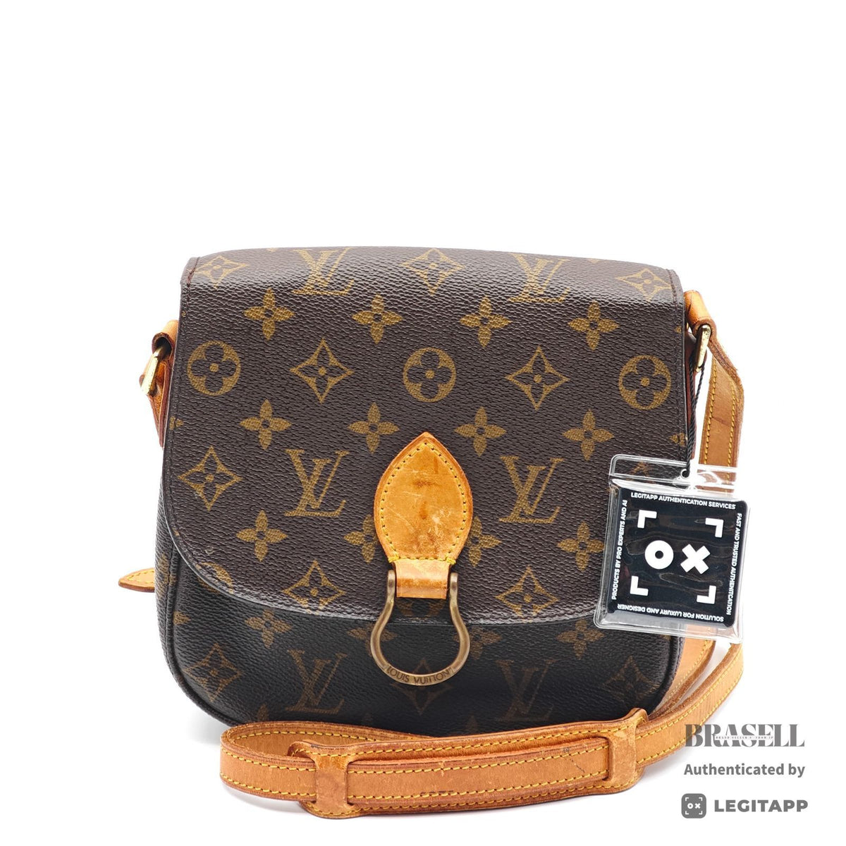 LOUIS VUITTON Saint Cloud MM Monogram Canvas ShoulderBag M51243【ImportFeeFREE】