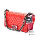 Chanel Boy Chanel Chain Shoulder Bag Patent Leather [Import Fee-Free]
