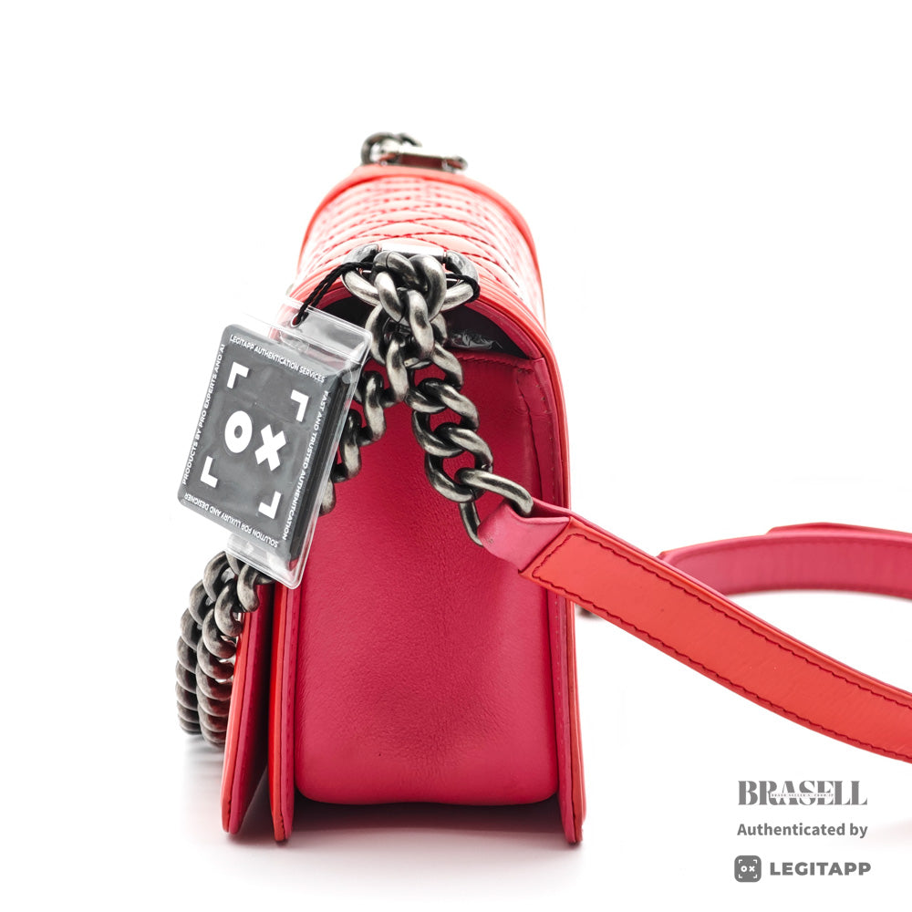 Chanel Boy Chanel Chain Shoulder Bag Patent Leather [Import Fee-Free]