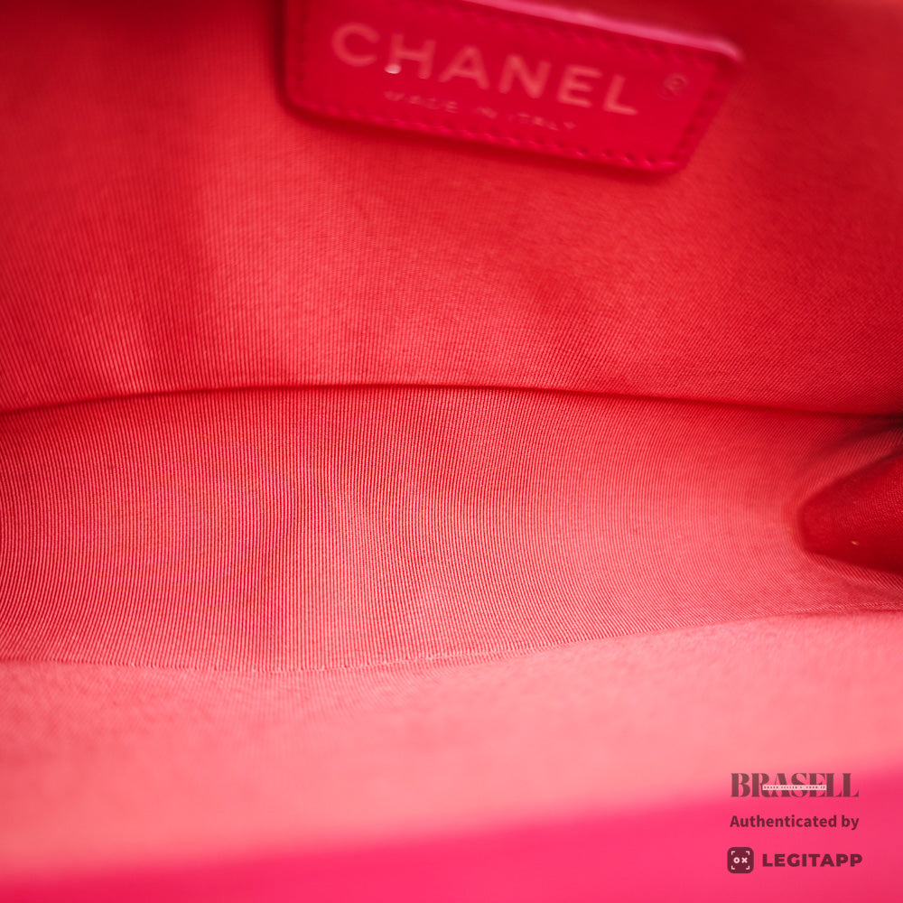 Chanel Boy Chanel Chain Shoulder Bag Patent Leather [Import Fee-Free]