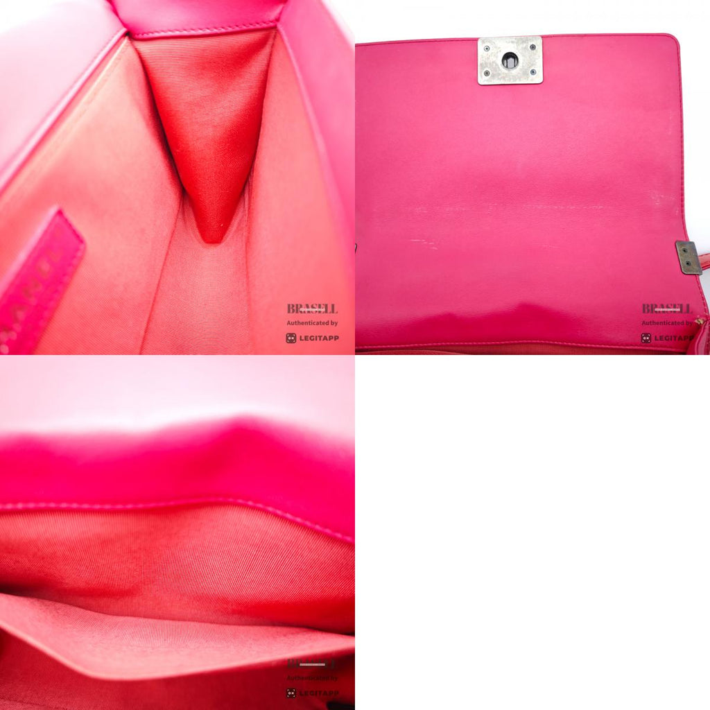 Chanel Boy Chanel Chain Shoulder Bag Patent Leather [Import Fee-Free]