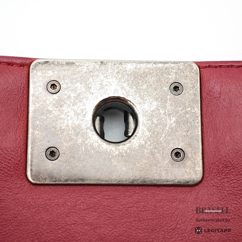 CHANEL Boy Chanel Quilted Leather Chain Shoulder Bag 【ImportFeeFREE】