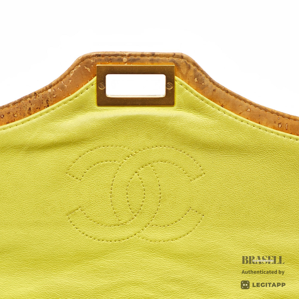 Chanel 2.55 Cork Chain Shoulder Bag Beige【ImportFREE】