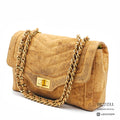 Chanel 2.55 Cork Chain Shoulder Bag Beige【ImportFREE】