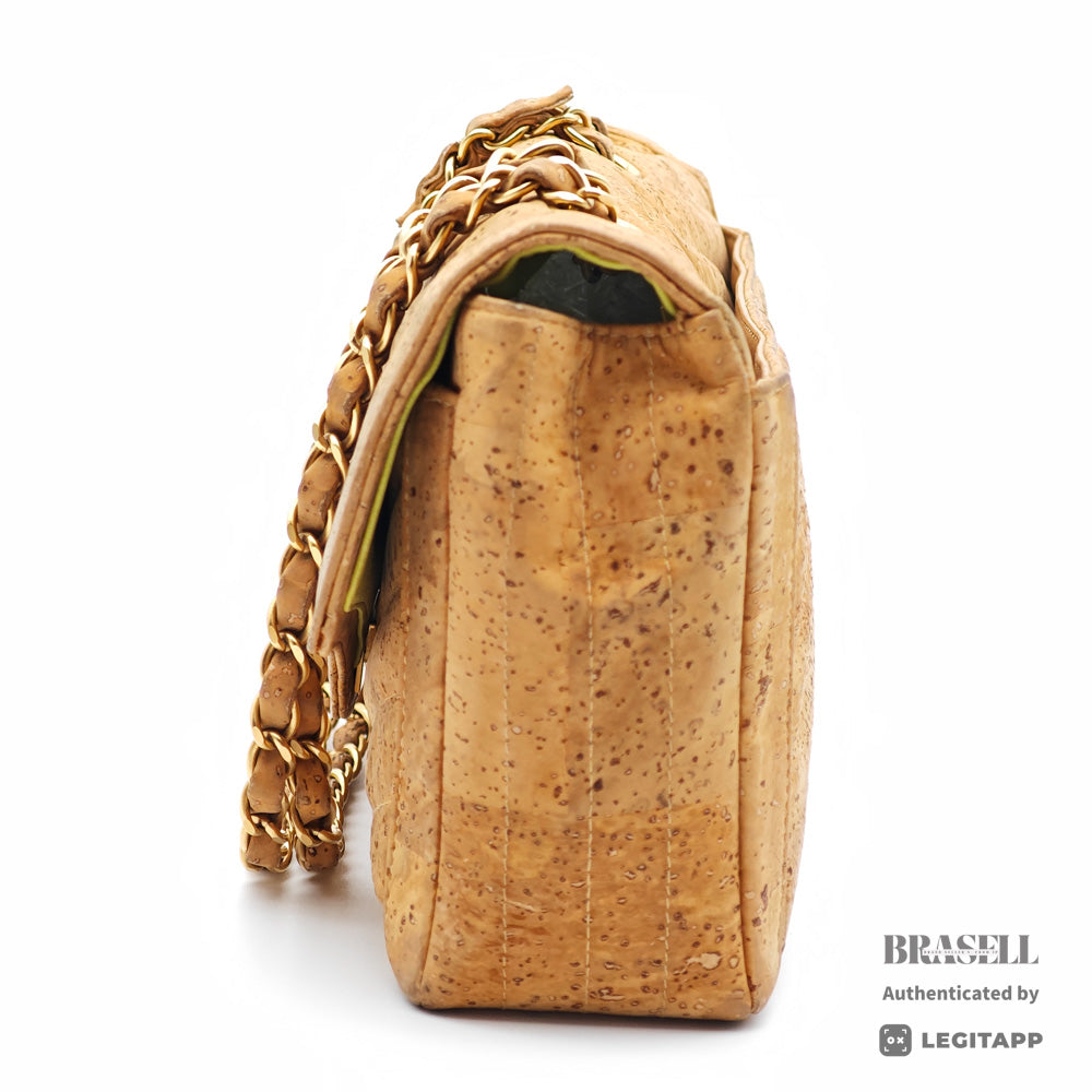Chanel 2.55 Cork Chain Shoulder Bag Beige【ImportFREE】