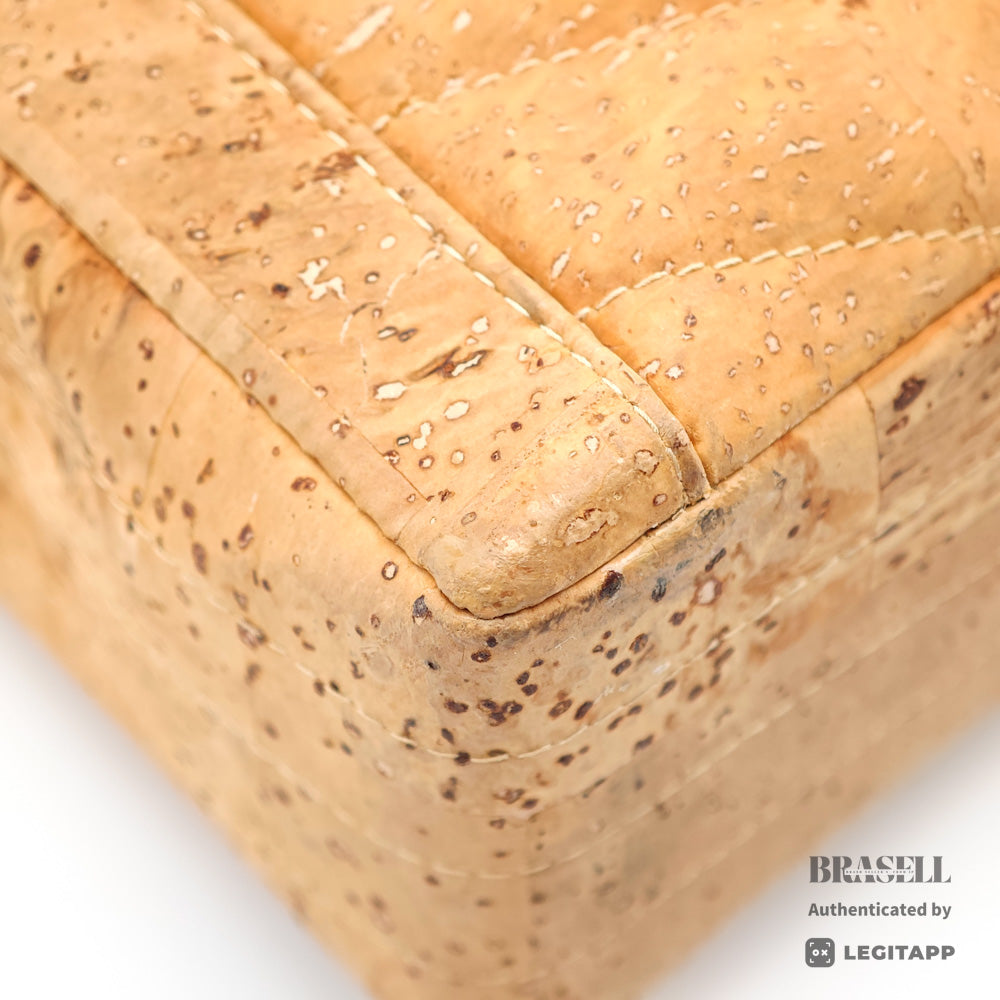 Chanel 2.55 Cork Chain Shoulder Bag Beige【ImportFREE】