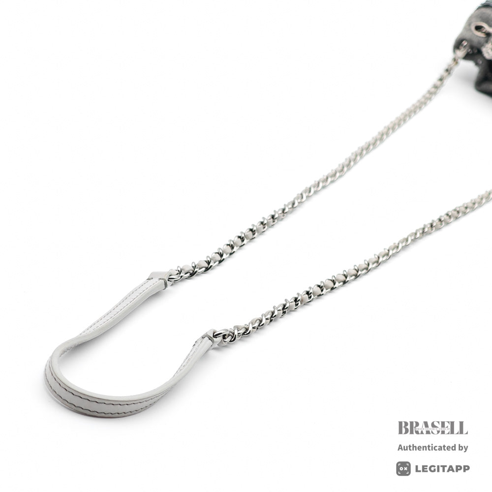 CHANEL CC Chain Drawstring Quilted Wool and Sequins Bag 【ImportFeeFREE】