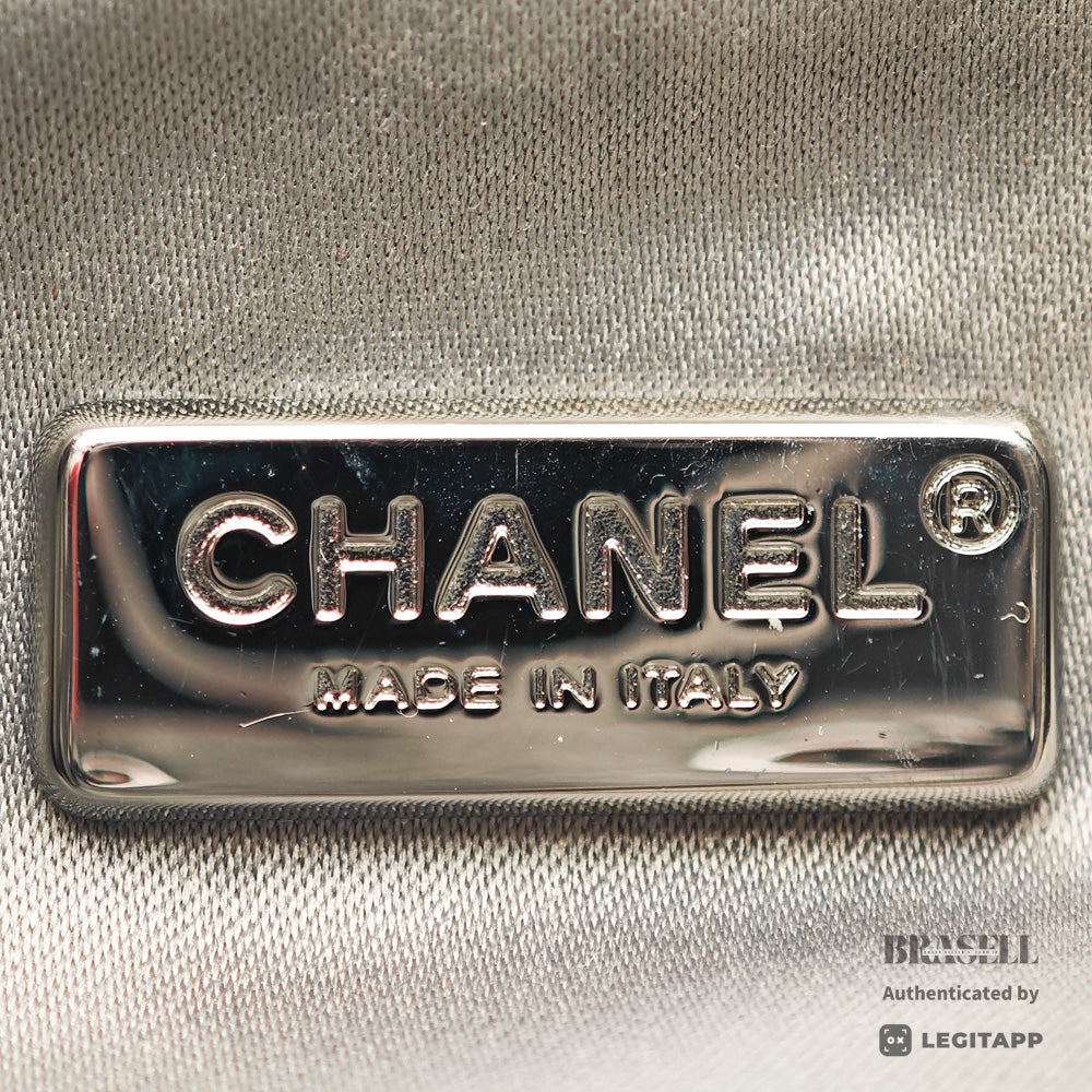 CHANEL CC Chain Drawstring Quilted Wool and Sequins Bag 【ImportFeeFREE】
