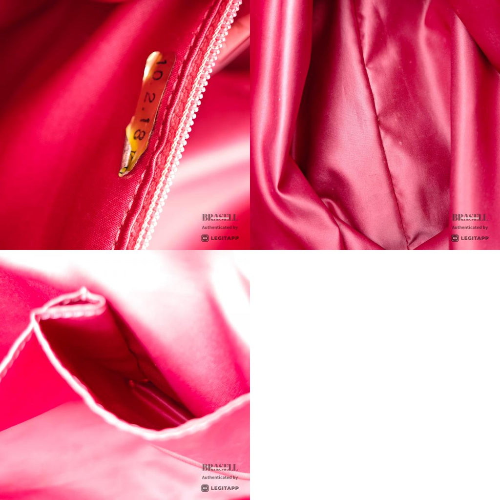CHANEL On The Road Matelasse Coco Mark Tote Bag Red【ImportFeeFREE】