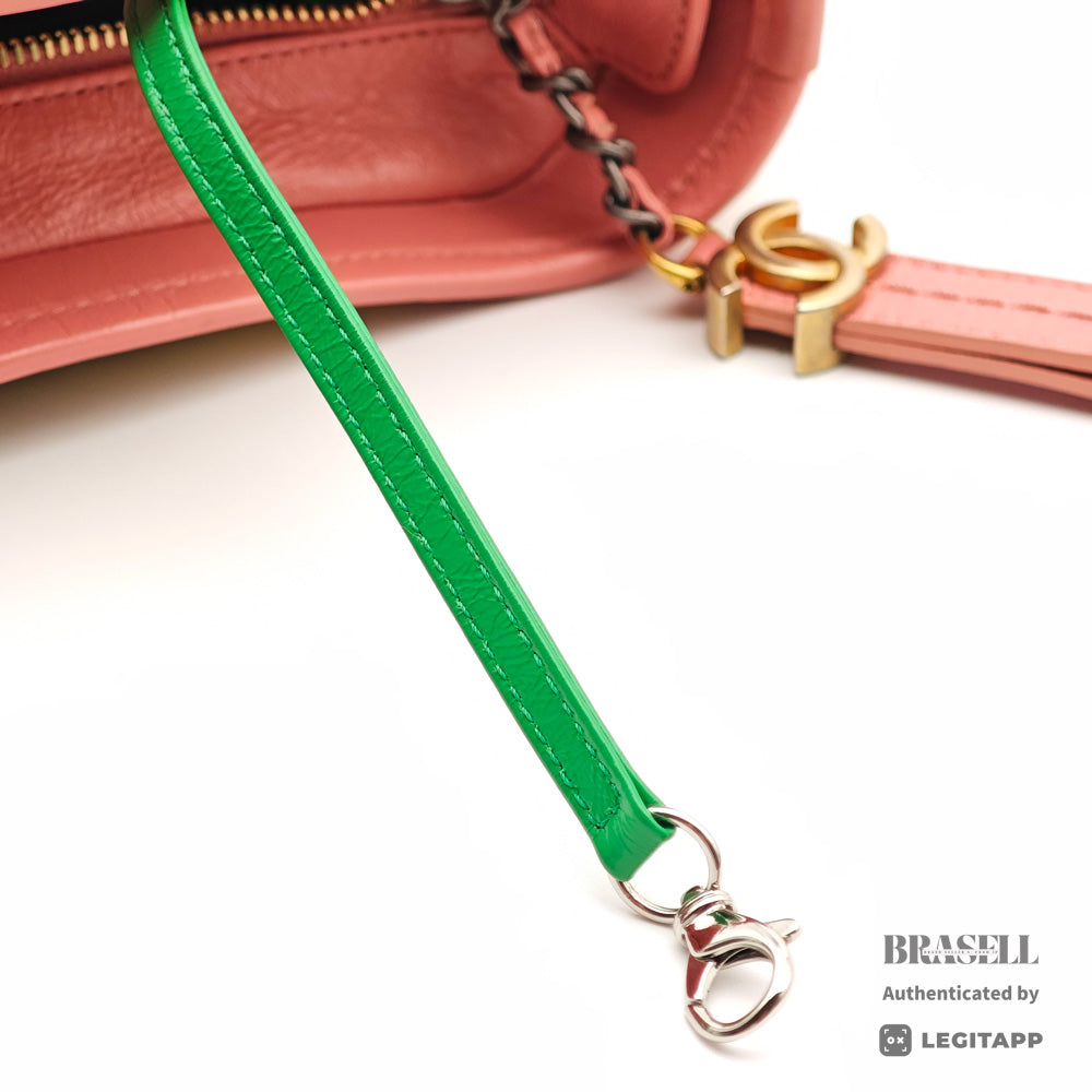 CHANEL Gabrielle de Chanel Suede Leather Chain Shoulder Bag 【ImportFeeFREE】