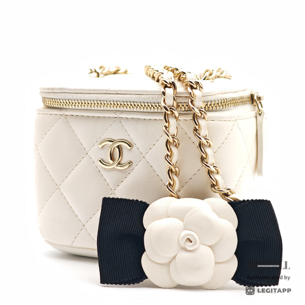 CHANEL Mini Matelasse Lambskin Leather Shoulder Bag