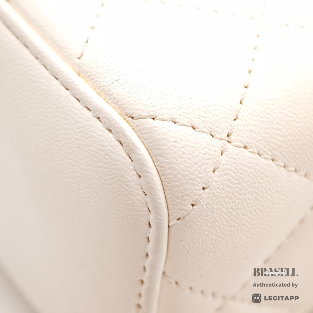 CHANEL Mini Matelasse Lambskin Leather Shoulder Bag