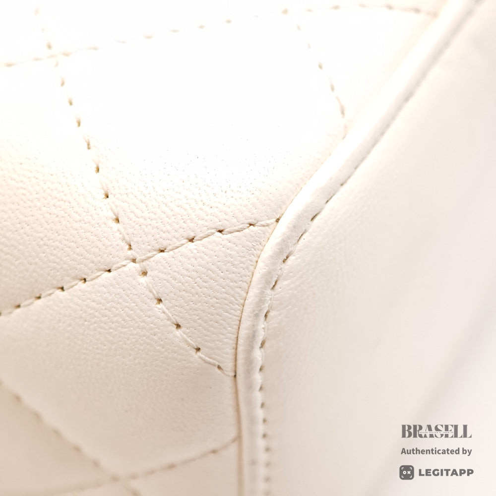 CHANEL Mini Matelasse Lambskin Leather Shoulder Bag