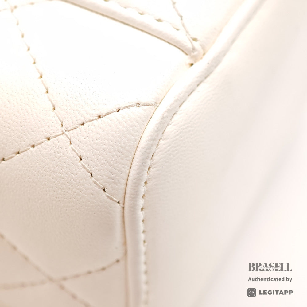 CHANEL Mini Matelasse Lambskin Leather Shoulder Bag