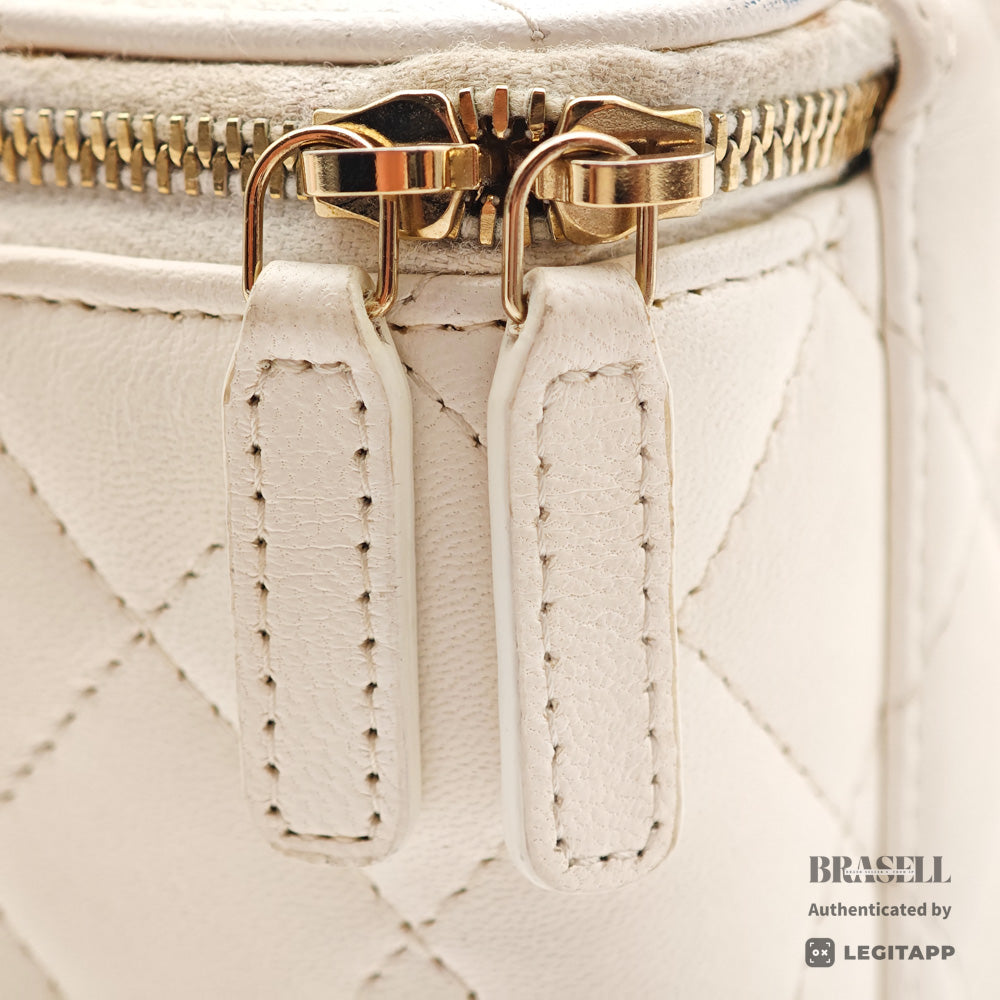 CHANEL Mini Matelasse Lambskin Leather Shoulder Bag
