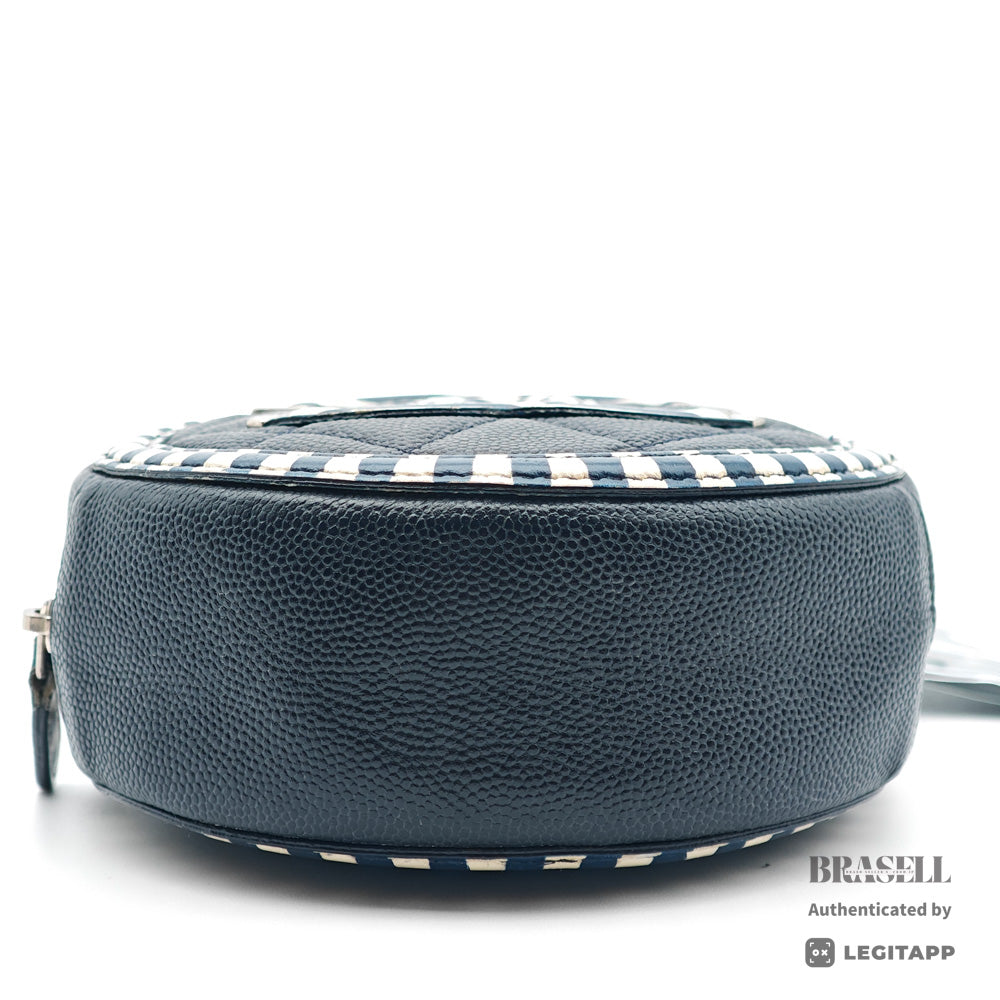 CHANEL CC Filigree Matelasse Caviar Skin Chain Shoulder Bag 【ImportFeeFREE】