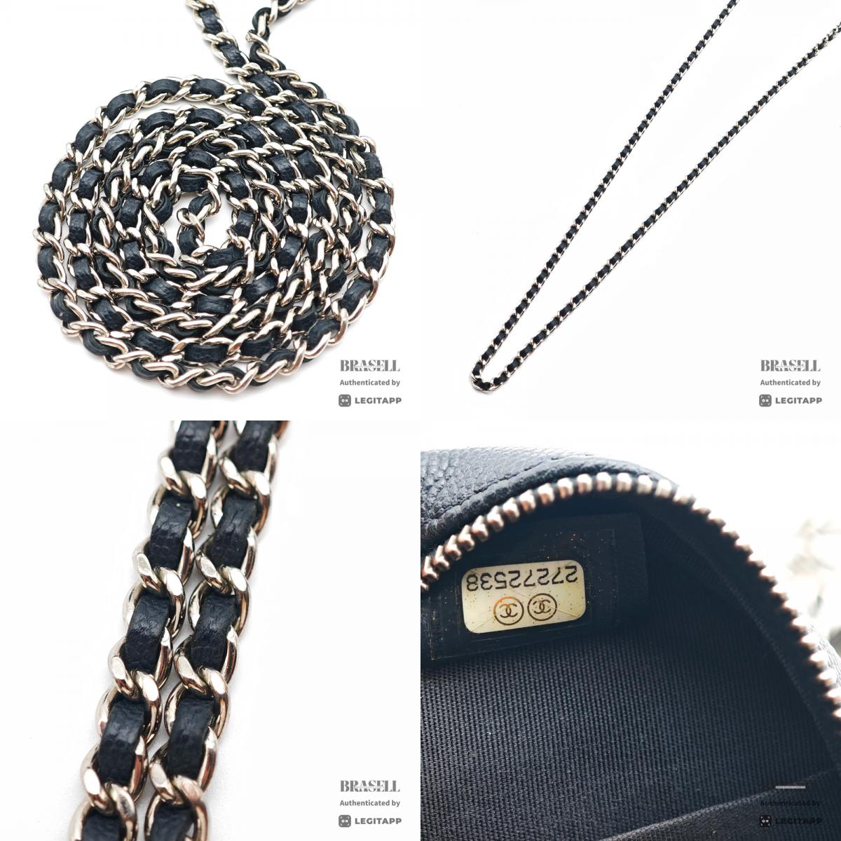 CHANEL CC Filigree Matelasse Caviar Skin Chain Shoulder Bag 【ImportFeeFREE】