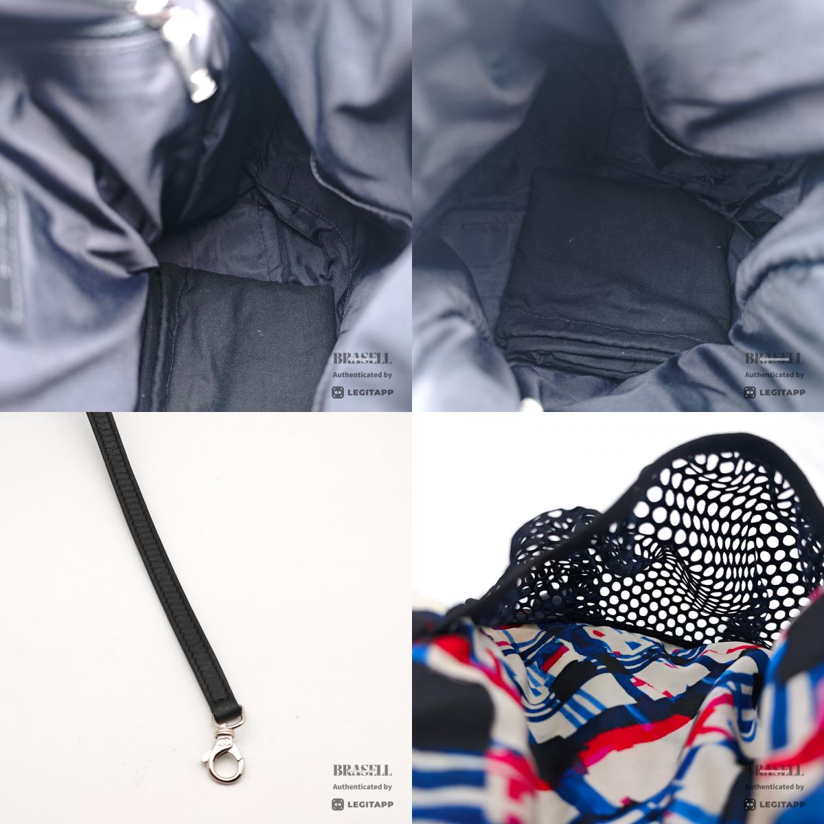 CHANEL Air Line Backpack Nylon White Multicolor 【ImportFeeFREE】