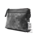 LOUIS VUITTON Voyage Souple Damoflage Canvas Clutch Bag 【ImportFeeFREE】